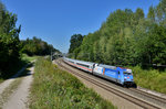 101 055 mit EC 114 am 08.09.2016 bei Ostermünchen.