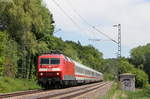 120 148-2 mit dem IC 2068 (Nürnberg Hbf-Karlsruhe Hbf) bei Mögglingen 7.5.18