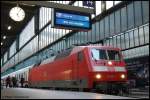 120 141-7 ist am Abend des 28.10.07 mit IC 2057 im Stuttgarter HBF angekommen.