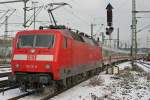 120 131 am 31.1.10 mit IC 2010 in Dsseldorf Hbf