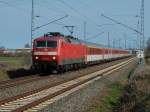 Unterwegs auf Rgen war 120 157 mit dem EC Binz-Brno,den Sie bis nach Stralsund brachte.