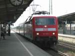 Ein Ersatzzug fr den ICE, der eigentlich um 16.02Uhr aus Hamburg Altona kommend aus Plattling Hbf abfahren sollte, aber 90 min Versptung hatte. 2.5.2006