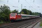 120 134-2 mit einem Bahntouristikexpress Sonderzug in Dsseldorf-Eller-Sd am 15.07.12