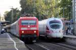 120 111-0 mit IC 118 nach Mnster Hbf. in Recklinghausen 26.7.2013