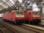 120 154 & 120 117, Dresden Hbf, 24-8-2007