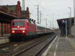 Am 01.12.2013 kam 120 156 mit dem IC 1917 von Berlin nach Stendal und dann weiter nach Karlsruhe.