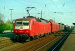 120 144 mit IRC 54076 (Mannheim–Bremen) am 20.04.1999 in Nienburg (Weser)