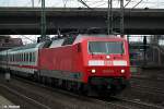 120 131-8 ist am 25.03.14 mit einen IC vom bhf hh-harburg abgefahren