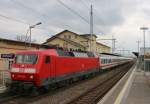 28.3.2015 Greifswald. IC 2357 nach Binz mit 120 132