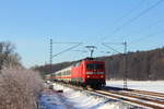 120 134-2 DB bei Oberlangenstadt am 06.01.2017.