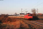 120 157-3 mit dem IC 2064 (Nürnberg Hbf-Karlsruhe Hbf) bei Goldshöfe 14.2.17