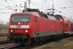 120 205-0 RE1(RE 4310)von Rostock Hbf nach Hamburg Hbf bei der Ausfahrt im Rostocker Hbf.nun ist es amtlich die 120.2 sollen die 182er am   IRE Hamburg-Berlin-Hamburg ablsen.20.02.2015