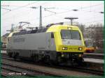 Der Eurosprinter wartet am 18.01.07 in Pforzheim Hbf auf die berholung durch IC 2067.