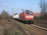 145 028-7 mit gem.GZ am 8.3.2008 durch Limmer -> Linden