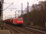 145 040-2 durchfhrt Hamburg-Harburg.