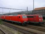 DB 145 050-1 und Railion 151 017-1 in Wanne Eickel Hbf.(15.09.2008)