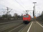 145 044-4 fhrt am 31.01.09 in Hamburg-Harburg auf Gl.