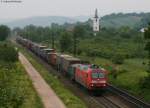 145 009-7 mit einem KLV gen Sden bei Denzlingen 2.6.10