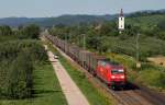 Am 07. August passiert 145 013 mit einem Ambrogio-KV das bekannte Motiv bei Denzlingen, zwischen Offenburg und Freiburg.