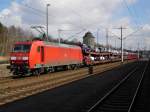 Viel Gterverkehr im Vogtland am 19.03.11.