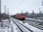 145 071 und 145 ??? am 21.1.2006 im Bahnhof Berlin-Schnefeld Flughafen