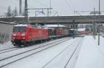 145 013-9 mit Containerzug am 29.12.2010 in HH-Harburg