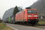 DB 145 032-9 in Leutesdorf am 17.3.2012