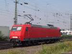 BR 145 058 beim Rangieren in Koblenz-Ltzel am 27.7.2006