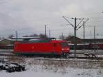 145 010-5 hier am 20.02.13 im Zwickau Hbf. Foto machte ich vom Bahnsteig 1 aus!!