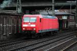 von der sonne angestrahlt fuhr 145 045-1 lz durch hh-harburg 17.01.14 