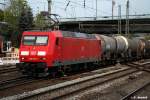 145 011-3 ist mit einen tankzug am 26.01.14 durch hh-harburg gefahren