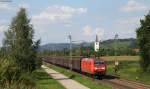 145 073-3 mit einem RedBull bei Denzlingen 1.8.14