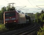 Am 09.05.2014 fuhr der 51687er Güterzug mit vielen Autowaggons von Zwickau nach Nürnberg mit BR 145 035-2.