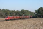 145 065 mit GC 61081 (Hamburg Hohe Schaar–Wunstorf) am 06.03.2013 zwischen Maschen Rbf und Jesteburg