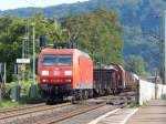 145 036-0 kam am 22.8 mit einem Mischer durch Namedy Richtung Norden gefahren.

Namedy 22.08.2015