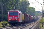 145 044-4 am BÜ KM27,298 auf der Hamm-Osterfelder Strecke in Recklinghausen 10.9.2015