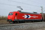145-CL 012 (145 090-7) mit ARS-Altmannzug bei Iphofen am 29.03.2012 