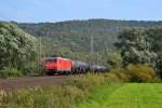 145-CL 015 mit einem Kesselzug am 05.10.2015 bei Freden(Leine)