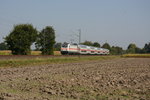 146 552 als IC 2201 auf dem Weg von Norddeich nach Köln bei Buldern. 10.09.16