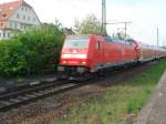 RegionalBahn von Mosbach-Neckarelz nach Stuttgart Hbf bei der Durchfahrt in Kornwestheim Pbf.