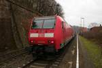 146 014 der S-Bahn Dresden (DB Regio Südost) als S 31734 (S1) von Bad Schandau nach Meißen Triebischtal steht im Hp Obervogelgesang auf der Bahnstrecke