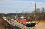 146 235-7 mit der RB 17277 (Freiburg(Brsg)Hbf-Seebrugg) in Himmelreich 21.2.19