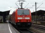 RegionalExpress 4931 mit BR 146 225-8 von Stuttgart nach Donauwrth. Aufgenommen am 21.03.08 Bahnhof Plochingen.
