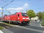 Die BR 146 239 mit einem RegionalExpress auf dem Weg zum Abstellgleis. Fotografiert beim Bahnbergang Klein Venedig in Kreuzlingen. 