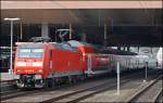 Archiv: 146 019 mit dem RE4315 nach Minden bei der Abfahrt in Dsseldorf Hbf 30.7.2009