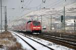 146 207 mit IRE 4225 nach Lindau in Esslingen/Neckar am 12.3.10