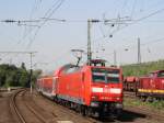 146 030-2 legt sich mit dem RE1  NRW-Express  von Aachen nach Hamm in die Kurve und durchfhrt Bochum-Ehrenfeld.