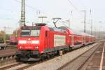 146 109 am 28.10.09 in Weil am Rhein mit RB nach Basel Bad.