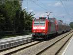 Die 146-110-2 zog am 05.09.2010 den IRE 5195 Karlsruhe Hbf - Kreuzlingen.