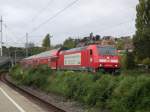 146-202 zog den IRE 4909 von Karlsruhe Hbf nach Stuttgart Hbf (Stuttgart Nord, 19.